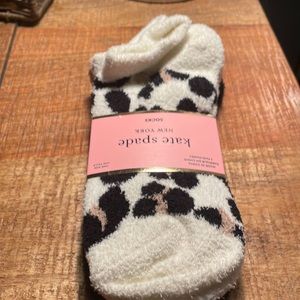 New! Kate Spade Set of Three Fleece Ankle Socks